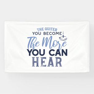 Banderoles Plus Vous Pouvez Entendre La Citation