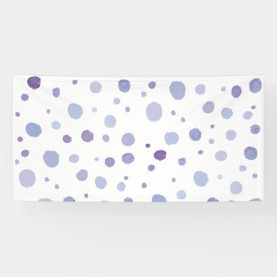 Banderoles points de polka peints à la main