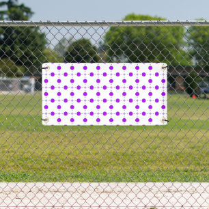 Banderoles Pois violets, Motif à points Polka, points, pointi