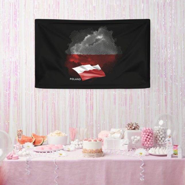 Banderoles Poland flag (Fête)