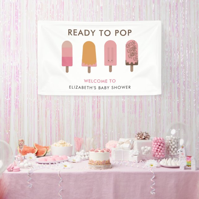 Banderoles Popsicles de bienvenue personnalisées pour Baby Sh (Fête)