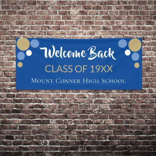 Banderoles Popular! Welcome back Class Reunion banner