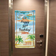 Porte de bateau de croisière d'anniversaire sur me