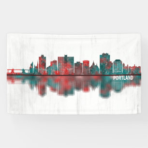 Banderoles Portland Maine Skyline