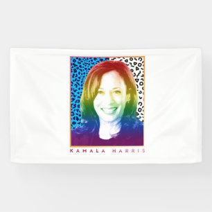 Banderoles Poster des années 80 - Kamala Harris Pride