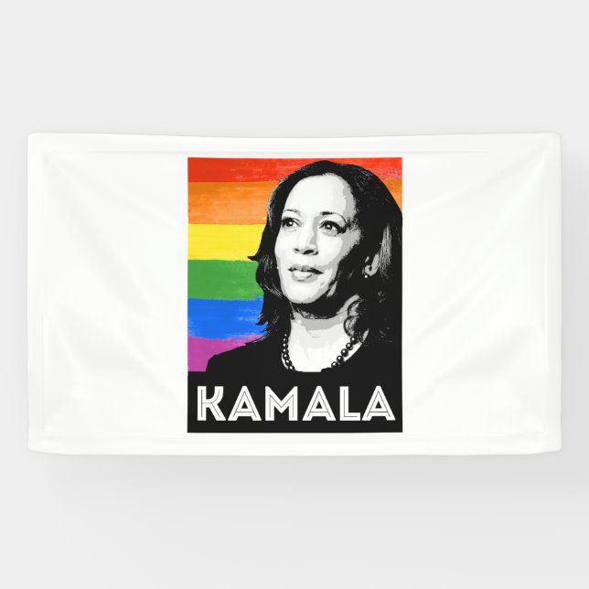 BANDEROLES POSTER FIDE 2020 DE KAMALA HARRIS (Horizontal)