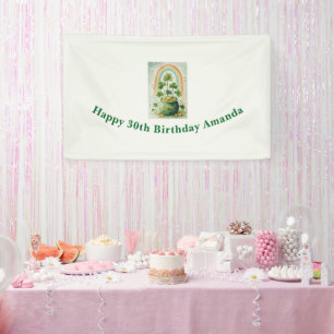 Banderoles Pot de Gold et Anniversaire Arc-en-ciel Vintage