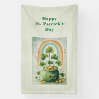 Pot de l'or vintage et jour de la Saint-Patrick ar