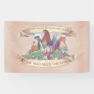 Banderoles Poulets et vins