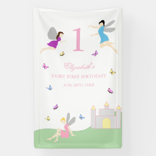 Banderoles Premier anniversaire de fée