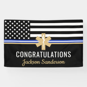 Banderoles Première réponse EMT Ligne blanche Indicateur SGE