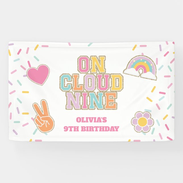 Banderoles Préparation Patch On Cloud Nine 9e Anniversaire (Horizontal)