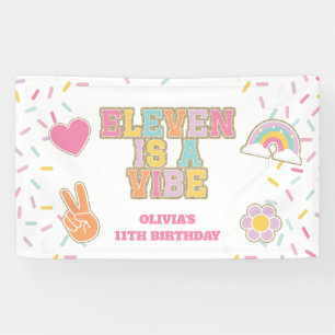 Banderoles Preppy Eleven est une ambiance 11e Anniversaire
