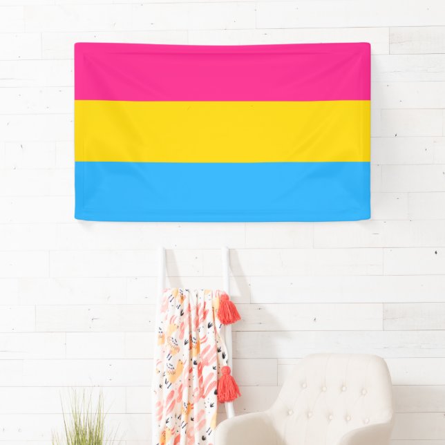 Banderoles Pride transexuelle (drapeau panaché) (En situation)