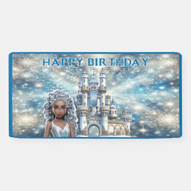 Banderoles Princesse de Glace (Horizontal)
