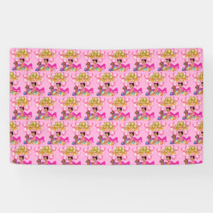 Banderoles Princesse en rose