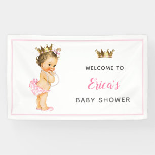Banderoles Princesse vintage Baby shower 1er anniversaire Con