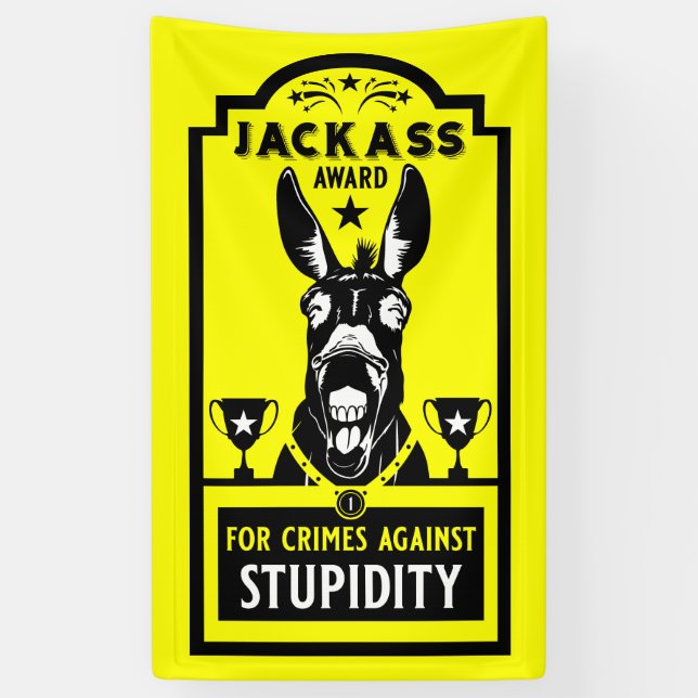 Banderoles Prix Jackass (Vertical)