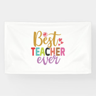 Banderoles Professeur Cadeaux   Meilleur enseignant jamais