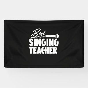 Banderoles Professeur Cadeaux   Meilleur professeur de chant
