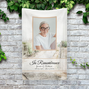 Banderoles Promenade à la plage Fête de la vie funéraire