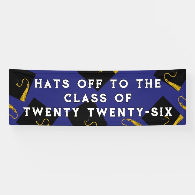 Banderoles Promotion Bleue de 2026 (Horizontal)