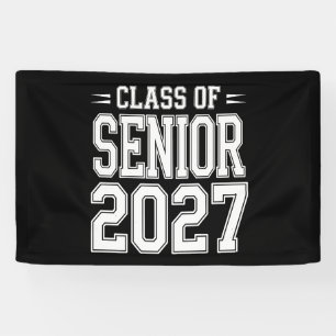 Banderoles Promotion de la classe de terminale 2027 Diplômé f