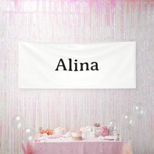 Banderoles Promotion simple de marque 4' x 10' Intérieur