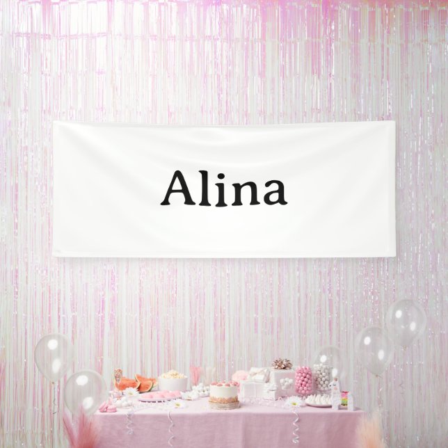 Banderoles Promotion simple de marque 4' x 10' Intérieur (Fête)