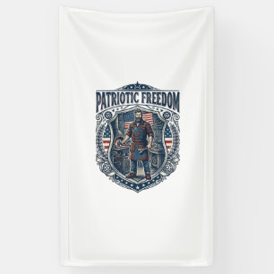Banderoles Propriétaire de petite entreprise patriotique