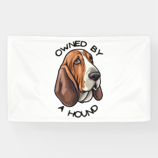 Banderoles Propriété de quelqu'un Basset Hound