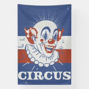 Banderoles Publicité de cirque vintage