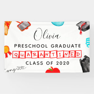 Banderoles Quarantaine de diplômes de l'enseignement présco