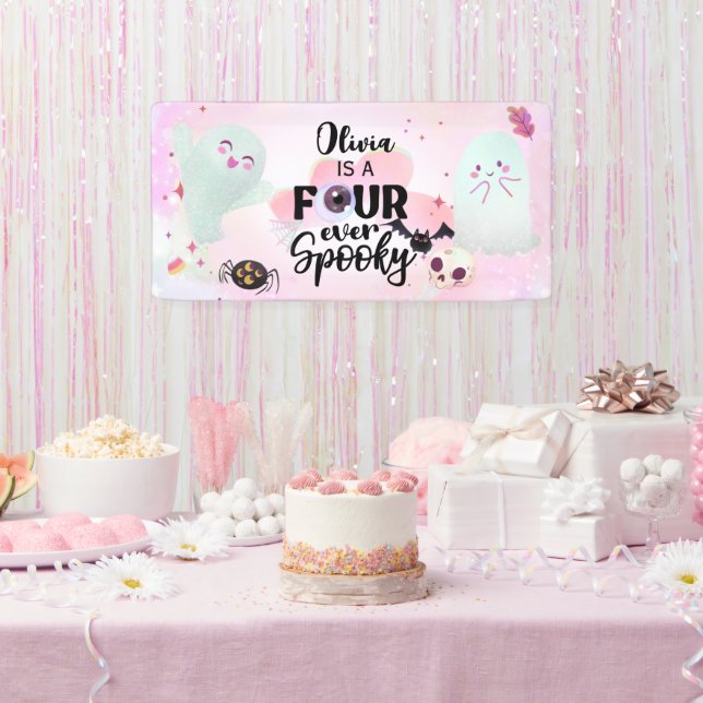 Banderoles quatre fois éffrayant (Fête)