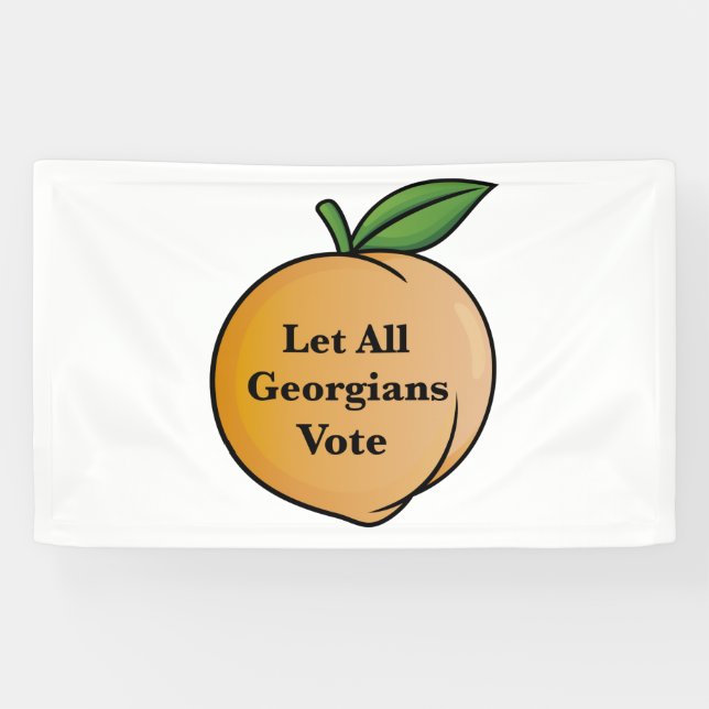 Banderoles Que tous les Géorgiens votent (Horizontal)