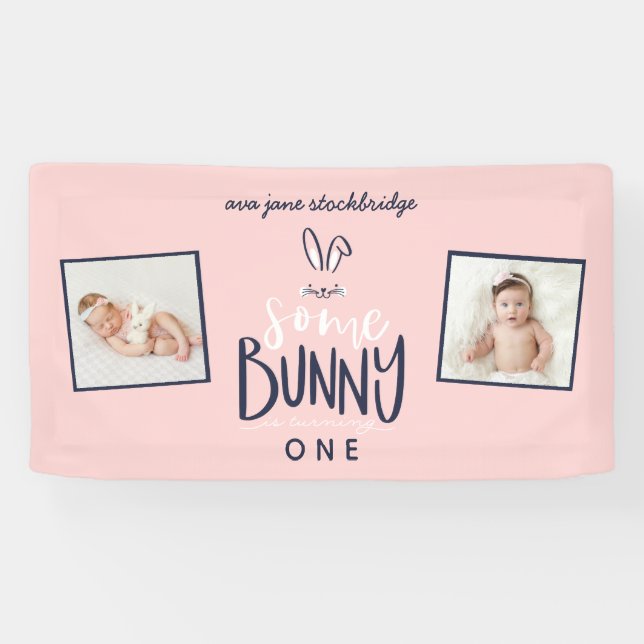 BANDEROLES QUELQUES BUNNY ANNIVERSAIRE (Horizontal)