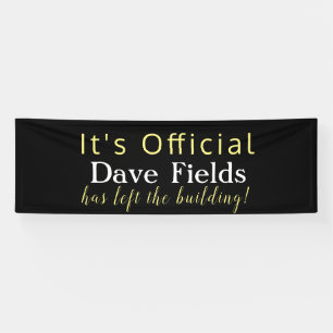 Banderoles Quitte la retraite du bâtiment