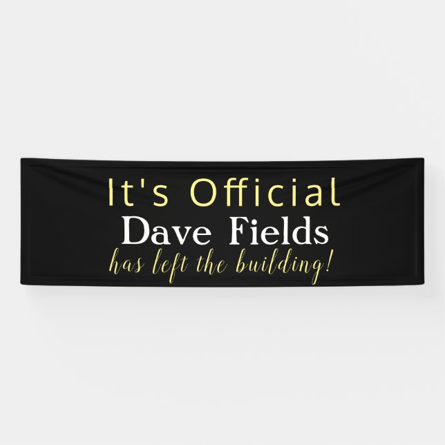 Banderoles Quitte la retraite du bâtiment (Horizontal)