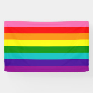 Banderoles Rainbow LGBT gay flag Banner