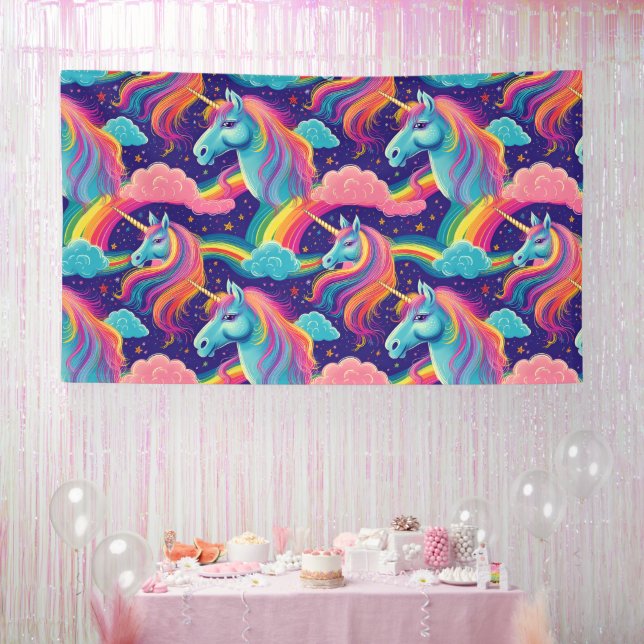 Banderoles Rainbowlicious Unicorn | (Fête)