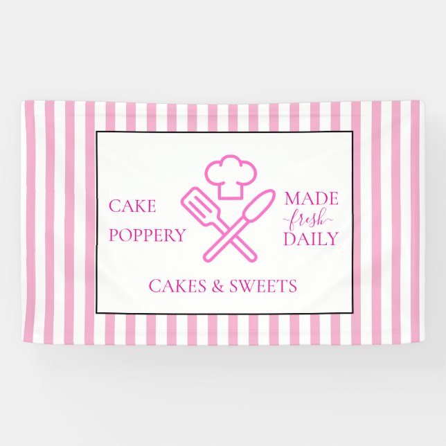 Banderoles Rayé Élégant (Horizontal)