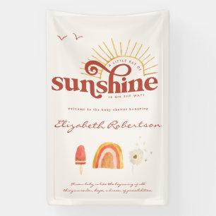 Banderoles Rayon de Soleil   Baby Shower Bohème 