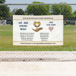 Banderoles Recruter maintenant Aide Employés Recherchés Perso