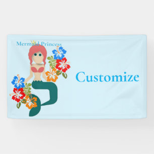 Banderoles Redhead Mermaid Princess Thunder_Cove