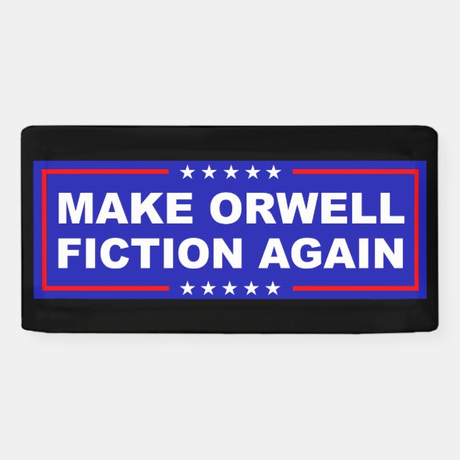 Banderoles Refaire D'Orwell De La Fiction (Horizontal)