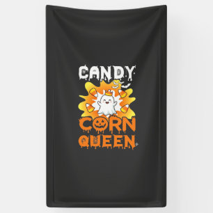 Banderoles Reine de bonbons de maïs Halloween chauves-souris