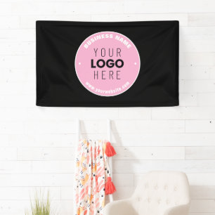 Banderoles Remplacement de logo facile & Texte modifiable R