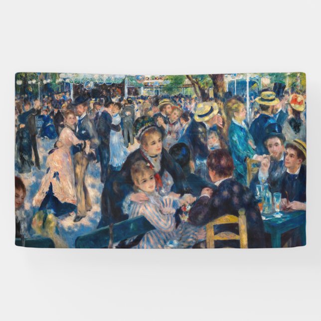 Banderoles Renoir - Danse au Moulin de la Galette (Horizontal)