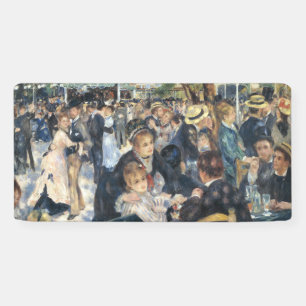 Banderoles Renoir Moulin Danse Galette Party