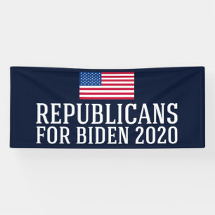 Banderoles Républicains pour Biden 2020
